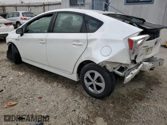2014 Toyota Prius Four with VIN JTDKN3DU7E1841002, listed as a Copart auction lot 53757825 with Not provided miles and Salvage title. Bid and sale history available at DreamBid. Image 2.