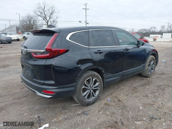 2021 Honda CR-V EX with VIN 7FARW1H53ME007869, listed as a IAAI auction lot 41597277 with 72,311 mi miles. Bid and sale history available at carsss.com. Image 4.