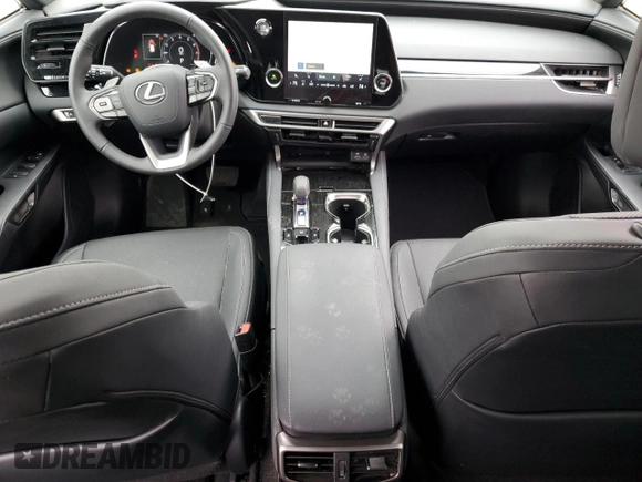 2024 Lexus RX with VIN 2T2BAMBA0RC049779, listed as a Copart auction lot 55129975 with 2,560 mi miles and Salvage Title. Bid and sale history available at carsss.com. Image 8.