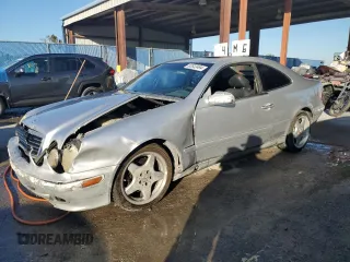 2002 Mercedes-Benz CLK 320/430 with VIN WDBLJ65G12T092383, listed as a Copart auction lot 82833494 with Not Provided miles and Salvage Title. Bid and sale history available at carsss.com. Image 1.