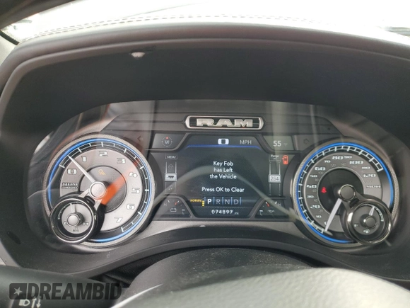 2019 Ram 1500 Limited z VIN 1C6SRFHT4KN561850, wystawiony jako Copart lot #51494425 z przebiegiem 74 897 mil mil oraz Szkoda całkowita • Salvage title. Historia ofert i sprzedaży dostępna na DreamBid. Obrazek 9.