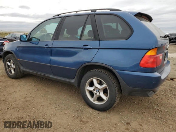 2002 BMW X5 3.0i with VIN 5UXFA53552LH80222, listed as a Copart auction lot 73536884 with 312,697 mi miles and Clean Title. Bid and sale history available at carsss.com. Image 2.