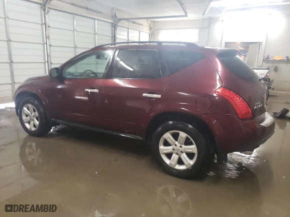 2007 Nissan Murano S with VIN JN8AZ08W87W618102, listed as a Copart auction lot 77898514 with 128,790 mi miles and Salvage Title. Bid and sale history available at carsss.com. Image 2.