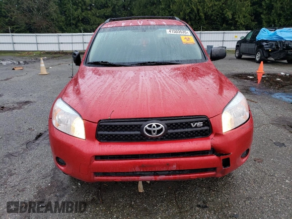 2006 Toyota RAV4 with VIN JTMBK33V165009720, listed as a Copart auction lot 41503535 with 358,747 mi miles and Salvage Title. Bid and sale history available at carsss.com. Image 5.