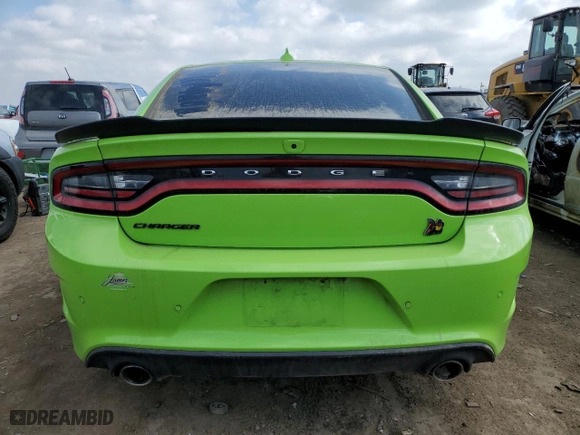 2023 Dodge Charger Scat Pack Widebody with VIN 2C3CDXGJ5PH506698, listed as a Copart auction lot 44109564 with 17,072 mi miles and Salvage Title. Bid and sale history available at carsss.com. Image 6.