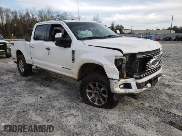 2017 Ford F-250 Lariat with VIN 1FT7W2BT6HED83358, listed as a Copart auction lot 32676022 with Not provided miles and Salvage title. Bid and sale history available at DreamBid. Image 1.