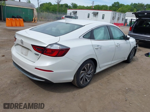 2022 Honda Insight Touring с VIN 19XZE4F95NE004694, выставлен на аукционе IAAI как лот 42253089 с пробегом 40 142 миль миль и . История ставок и продаж доступна на DreamBid. Изображение 4.