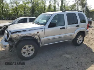 2004 Jeep Liberty Limited z VIN 1J8GL58K34W265631, wystawiony jako Copart lot #54933735 z przebiegiem 112 210 mil mil oraz Szkoda całkowita • Salvage title. Historia ofert i sprzedaży dostępna na DreamBid. Obrazek 1.