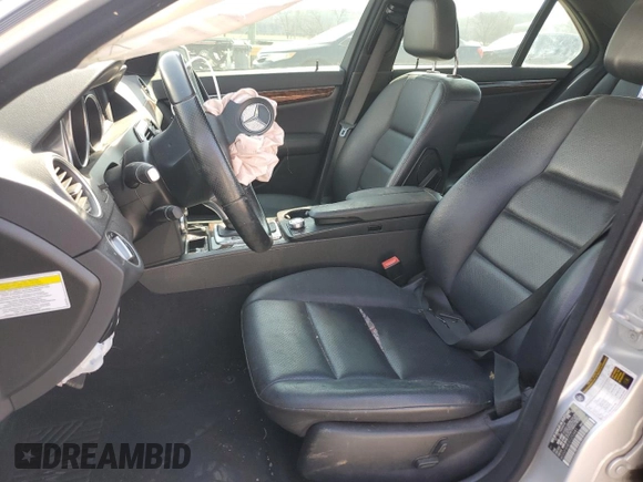 2014 Mercedes-Benz C 250 Sport with VIN WDDGF4HB2EG253481, listed as a Copart auction lot 50882175 with 132,494 mi miles and Salvage Title. Bid and sale history available at DreamBid. Image 7.