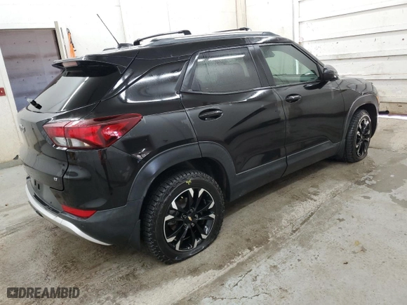 2021 Chevrolet TrailBlazer LT with VIN KL79MPSL5MB168820, listed as a Copart auction lot 46255265 with 61,193 mi miles and Clean Title. Bid and sale history available at carsss.com. Image 3.