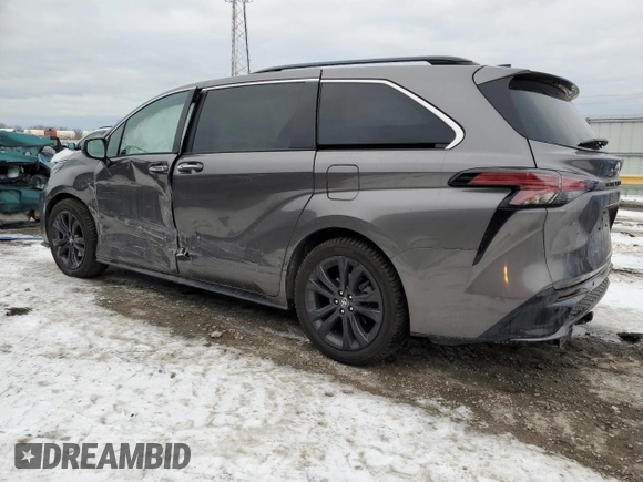 2022 Toyota Sienna XSE z VIN 5TDDRKEC6NS117060, wystawiony jako Copart lot #88407765 z przebiegiem 51 886 mil mil oraz Szkoda całkowita • Salvage title. Historia ofert i sprzedaży dostępna na DreamBid. Obrazek 2.