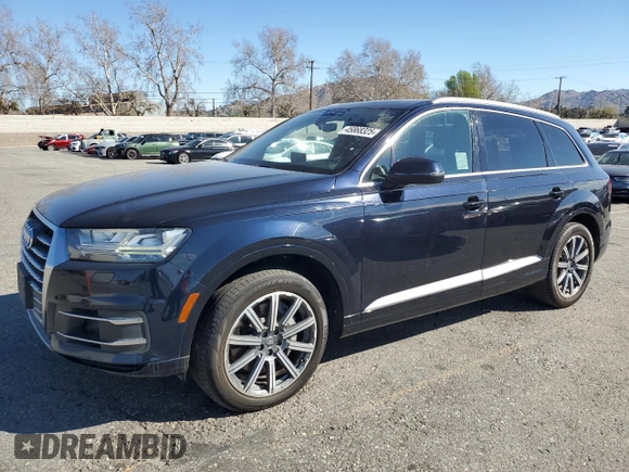 2017 Audi Q7 Premium Plus with VIN WA1LAAF7XHD059687, listed as a Copart auction lot 45868325 with 112,767 mi miles and Clean Title. Bid and sale history available at carsss.com. Image 1.