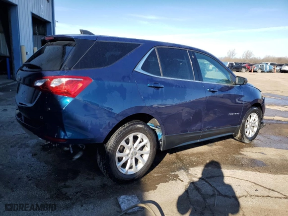 2020 Chevrolet Equinox LT with VIN 3GNAXJEV2LL263311, listed as a Copart auction lot 42053285 with 0 mi miles and Salvage Title. Bid and sale history available at carsss.com. Image 3.