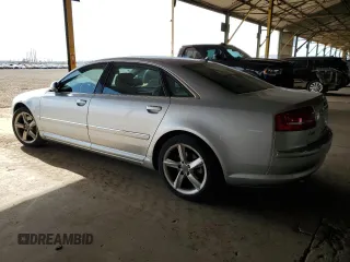 2008 Audi A8 L 4.2L with VIN WAUMV94E28N014295, listed as a Copart auction lot 53920295 with 116,703 mi miles and Clean Title. Bid and sale history available at carsss.com. Image 2.
