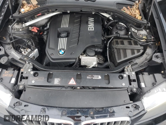 2012 BMW X3 28i with VIN 5UXWX5C50CL720703, listed as a Copart auction lot 46665185 with 143,541 mi miles and Salvage Title. Bid and sale history available at DreamBid. Image 12.