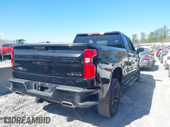 2020 Chevrolet Silverado 1500 Custom Trail Boss with VIN 1GCRYCEFXLZ132648, listed as a IAAI auction lot 41683794 with 111,782 mi miles and . Bid and sale history available at DreamBid. Image 4.