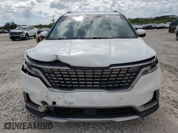 2023 Kia Carnival SX with VIN KNDNE5H35P6222267, listed as a Copart auction lot 45016015 with 45,810 mi miles and Non Repairable. Bid and sale history available at carsss.com. Image 5.