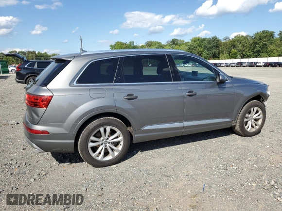 2017 Audi Q7 Premium with VIN WA1AHAF71HD043154, listed as a Copart auction lot 67232344 with 86,710 mi miles and Salvage title. Bid and sale history available at DreamBid. Image 3.