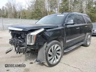 2019 Cadillac Escalade Premium Luxury z VIN 1GYS4CKJ2KR168901, wystawiony jako Copart lot #49506195 z przebiegiem 67 821 mil mil oraz Szkody całkowita. Historia ofert i sprzedaży dostępna na DreamBid. Obrazek 1.