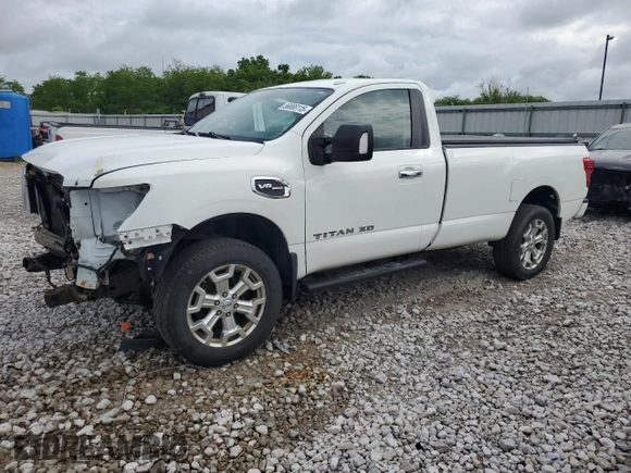 2017 Nissan Titan SV z VIN 1N6AA1RP1HN561729, wystawiony jako Copart lot #56866115 z przebiegiem 27 590 mil mil oraz Szkoda całkowita • Salvage title. Historia ofert i sprzedaży dostępna na DreamBid. Obrazek 1.