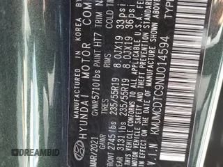 2022 Genesis GV70 Sport с VIN KMUMCDTC9NU014594, выставлен на аукционе Copart как лот 56341715 с пробегом Не указан миль и Списание • Salvage title. История ставок и продаж доступна на DreamBid. Изображение 12.