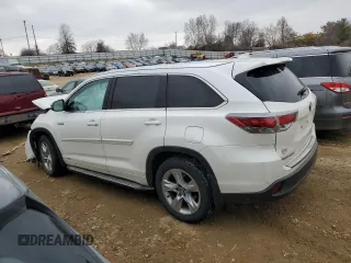 2016 Toyota Highlander Hybrid Limited with VIN 5TDDCRFH5GS017328, listed as a Copart auction lot 44014574 with 0 mi miles. Bid and sale history available at carsss.com. Image 2.