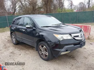 2009 Acura MDX Tech Pkg with VIN 2HNYD28649H505165, listed as a IAAI auction lot 41956746 with 193,327 mi miles. Bid and sale history available at carsss.com. Image 1.