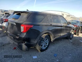 2021 Ford Explorer with VIN 1FMSK8BH0MGA57828, listed as a Copart auction lot 87733745 with 37,057 mi miles and Salvage Title. Bid and sale history available at carsss.com. Image 3.