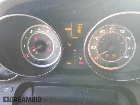 2010 Acura MDX Advance with VIN 2HNYD2H56AH510508, listed as a Copart auction lot 72158994 with 148,494 mi miles and Salvage Title. Bid and sale history available at DreamBid. Image 9.