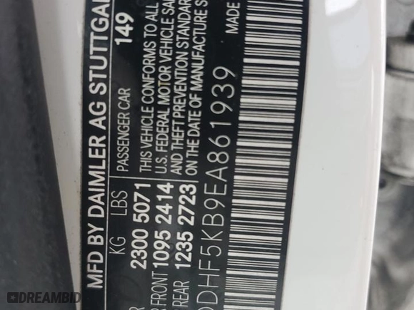 2014 Mercedes-Benz E-Class E 350 Sport with VIN WDDHF5KB9EA861939, listed as a Copart auction lot 51122445 with 212,104 mi miles and Salvage Title. Bid and sale history available at carsss.com. Image 14.