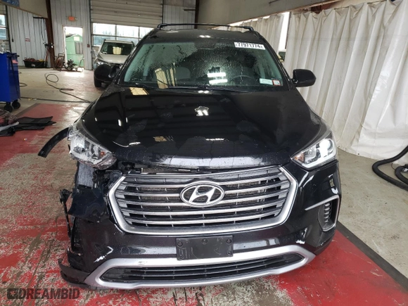 2017 Hyundai Santa Fe SE with VIN KM8SMDHF9HU190328, listed as a Copart auction lot 77971774 with 0 mi miles and Salvage Title. Bid and sale history available at carsss.com. Image 5.