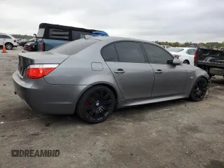 2009 BMW 5 Series 550i with VIN WBANW53529CT55446, listed as a Copart auction lot 78631374 with 125,375 mi miles and Salvage Title. Bid and sale history available at carsss.com. Image 3.