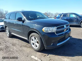 2013 Dodge Durango Crew with VIN 1C4RDJDG6DC540482, listed as a IAAI auction lot 41813209 with 140,875 mi miles. Bid and sale history available at carsss.com. Image 1.