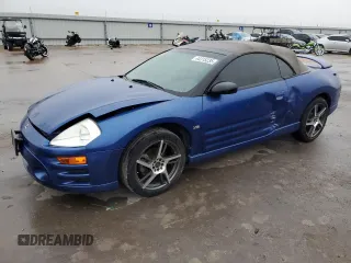 2005 Mitsubishi Eclipse GTS with VIN 4A3AE75H65E014165, listed as a Copart auction lot 44315235 with 67,285 mi miles and Salvage Title. Bid and sale history available at DreamBid. Image 1.
