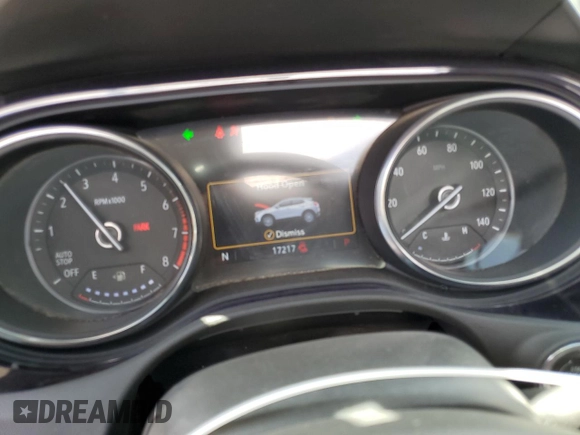 2022 Buick Encore GX Essence with VIN KL4MMFSL7NB147731, listed as a Copart auction lot 54789555 with 17,217 mi miles and Salvage title. Bid and sale history available at DreamBid. Image 9.