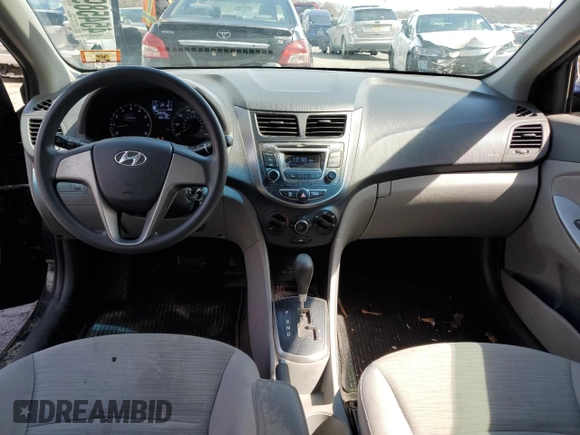 2016 Hyundai Accent SE with VIN KMHCT4AE7GU014840, listed as a Copart auction lot 45458963 with 85,133 mi miles. Bid and sale history available at carsss.com. Image 8.