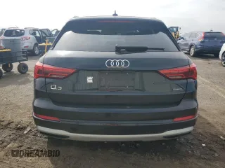 2020 Audi Q3 Premium with VIN WA1AECF35L1035909, listed as a Copart auction lot 49854725 with 78,602 mi miles and Salvage title. Bid and sale history available at DreamBid. Image 6.