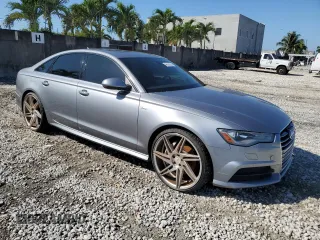 2016 Audi A6 Premium with VIN WAUFFAFC3GN071820, listed as a Copart auction lot 46926225 with 80,676 mi miles and Clean title. Bid and sale history available at DreamBid. Image 4.