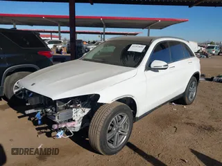 2022 Mercedes-Benz GLC 300 with VIN W1N0G8DB1NV391507, listed as a IAAI auction lot 41297899 with 24,101 mi miles and . Bid and sale history available at DreamBid. Image 18.