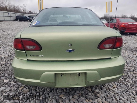 2002 Chevrolet Cavalier with VIN 1G1JC524727177110, listed as a Copart auction lot 80870344 with 109,034 mi miles and Salvage Title. Bid and sale history available at carsss.com. Image 6.