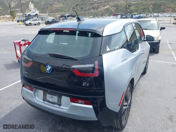 2015 BMW i3 with VIN WBY1Z4C53FV501970, listed as a IAAI auction lot 41857167 with NaN miles. Bid and sale history available at carsss.com. Image 4.
