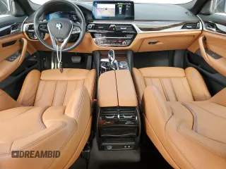 2023 BMW 5 Series 540i with VIN WBA53BJ07PCM01445, listed as a Copart auction lot 55084525 with 20,598 mi miles and Salvage title. Bid and sale history available at DreamBid. Image 8.