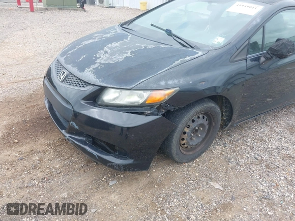 2012 Honda Civic Cpe LX with VIN 2HGFG3B59CH565932, listed as a IAAI auction lot 41949011 with 213,786 mi miles. Bid and sale history available at carsss.com. Image 6.