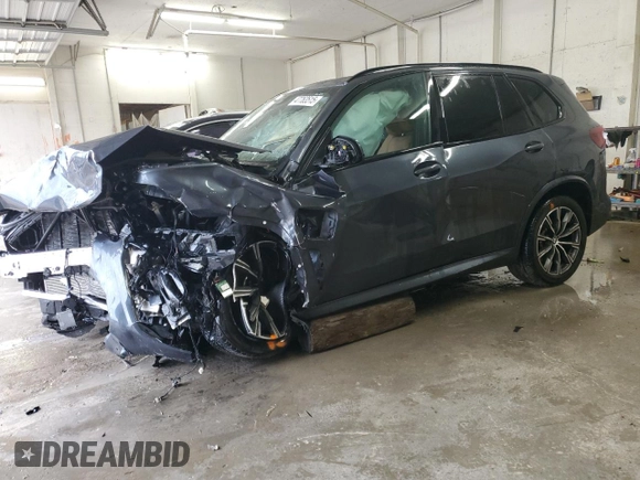 2021 BMW X5 xDrive45e with VIN 5UXTA6C07M9F68838, listed as a Copart auction lot 47763515 with 0 mi miles and Salvage Title. Bid and sale history available at carsss.com. Image 1.
