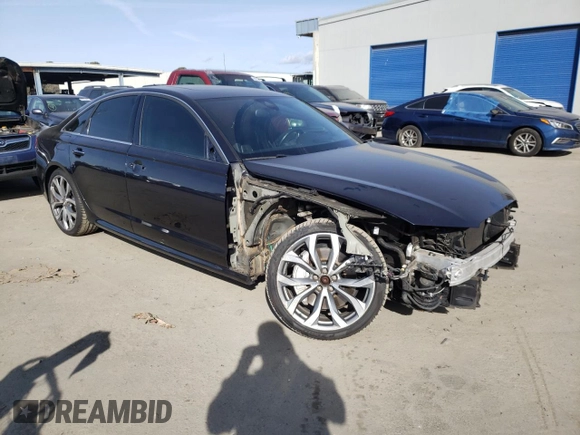 2015 Audi A6 3.0T Prestige with VIN WAUHGAFC1FN007800, listed as a Copart auction lot 68136502 with 88,046 mi miles. Bid and sale history available at carsss.com. Image 4.