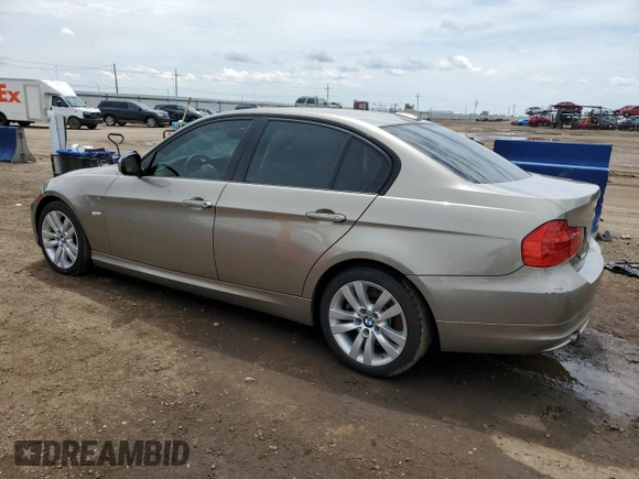 2011 BMW 3 Series 335i xDrive with VIN WBAPL5C56BA920865, listed as a Copart auction lot 57619265 with 102,448 mi miles and Salvage title. Bid and sale history available at DreamBid. Image 2.
