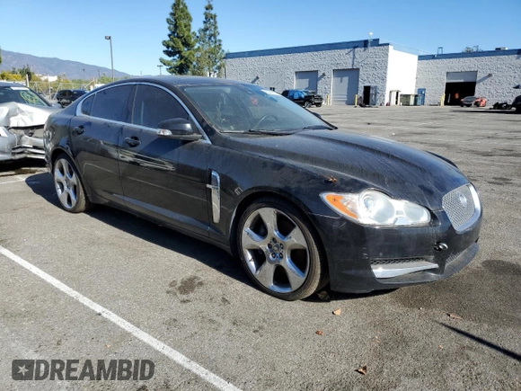 2009 Jaguar XF with VIN SAJWA07C691R26094, listed as a Copart auction lot 85589144 with Not Provided miles and Salvage Title. Bid and sale history available at DreamBid. Image 4.