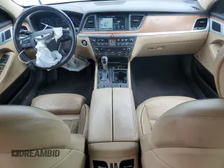 2015 Hyundai Genesis 5.0L with VIN KMHGN4JF5FU053297, listed as a Copart auction lot 71591294 with 127,047 mi miles and Salvage Title. Bid and sale history available at carsss.com. Image 8.