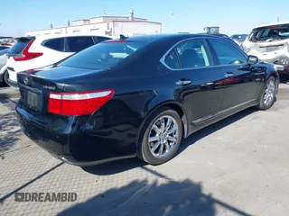 2008 Lexus LS 460 with VIN JTHBL46F385083603, listed as a IAAI auction lot 42085788 with Not Provided miles and . Bid and sale history available at DreamBid. Image 4.
