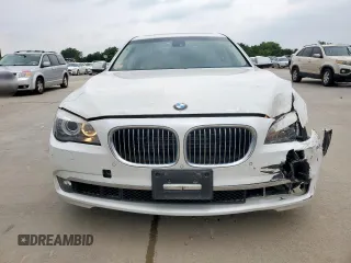 2011 BMW 7 Series 750Li with VIN WBAKB8C58BCY65645, listed as a Copart auction lot 57612775 with 69,670 mi miles and Salvage title. Bid and sale history available at DreamBid. Image 5.